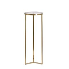 Light & Living Retiro pilaar Ø40x101 cm - glas bruin/licht goud