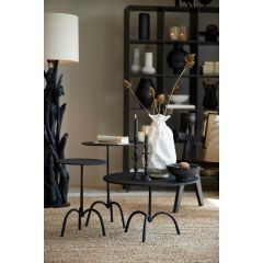 Light & Living Samoa salontafel - mat zwart