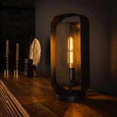 Fraaai Kasey tafellamp 1L - artic zwart