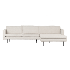 Woood Rodeo chaise longue rechts bouclé naturel