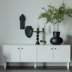 Woood Madu TV-meubel - 160 cm - wolkengrijs