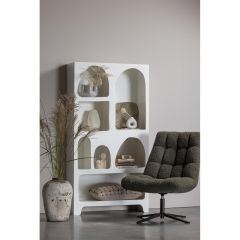 Woood Caz vakkenkast breed - wit