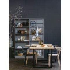 Woood Combi-Tablo mango visgraat 180x90 cm + U-poot