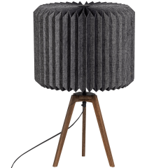 Woood Bones tafellamp papier - naturel/zwart