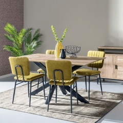 Livingfurn Oslo eettafel rechthoek naturel