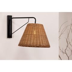 Svea Nico wandlamp - rattan - naturel