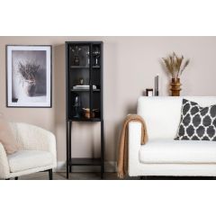 Svea Zivo vitrinekast - 40 x 150 cm - zwart