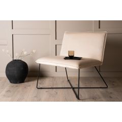Svea Piva fauteuil - velvet - beige