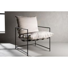Svea Mera fauteuil - linnen - beige