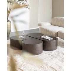 Eleonora Bijzettafel Jules - bruin