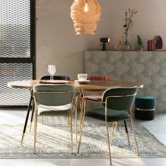 Jolien eetkamerstoel stof