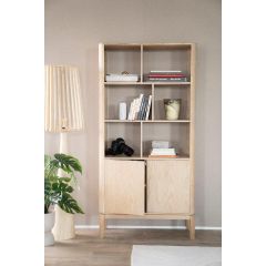 Eleonora Boekenkast Harvey - eikenhout - 180x90 cm