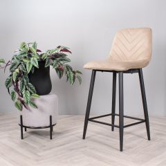 DS4U Gaby barkruk velvet 65 cm 2.0