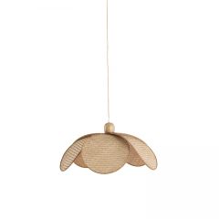 Light & Living Lavrio hanglamp Ø48x29 cm - webbing naturel/hout