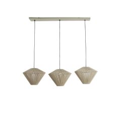 Light & Living Felida hanglamp 3L 120x42x130 cm - crème