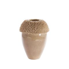Light & Living Sangku vaas deco 33x32x47,5 cm - keramiek taupe
