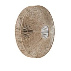 Light & Living Lyra wandlamp Ø43x43 cm - naturel/mat zwart