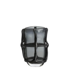 Light & Living Ashoro vaas 20,5x13x29 cm - glas grijs