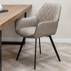 Karl eetkamerstoel PU-leer van het woonmerk Kick Collection