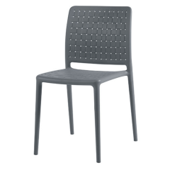 Loes terrasstoel zonder armleuning antraciet van het woonmerk Project Y