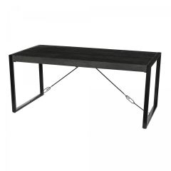 Livingfurn Norris eettafel 180x90 cm - zwart
