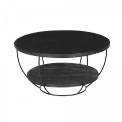 Livingfurn Evan Norris salontafel 86 cm - zwart