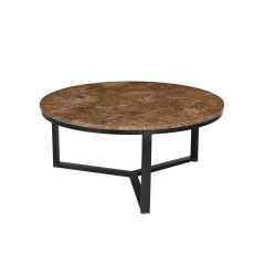 Livingfurn Senna salontafel 80 cm - hout - bruin