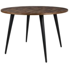 Puur Mora eettafel rond 110 cm naturel