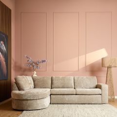 Starfurn Almo 2,5-zitsbank divan links - beige