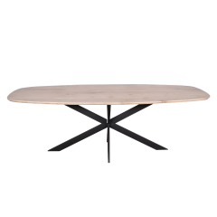 Starfurn Eiken eettafel Ferris Deens ovaal 240 cm