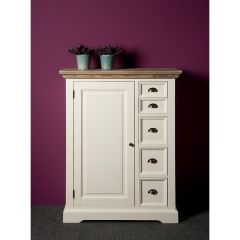 Tower Living Fleur spekkast - 100 cm - wit