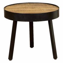 Tower Living Renew bijzettafel - ø54 cm - bruin