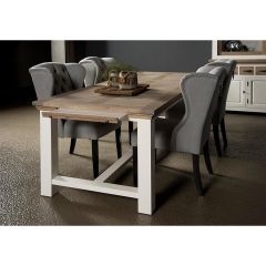 Tower Living Parma eettafel - 240 cm - wit