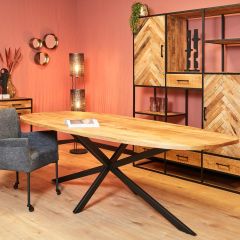 Starfurn Deens ovale eettafel Elegance - 200 cm