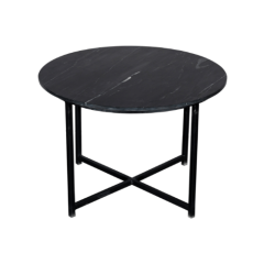 Starfurn Salontafel Collin Ø75 cm - zwart marmer