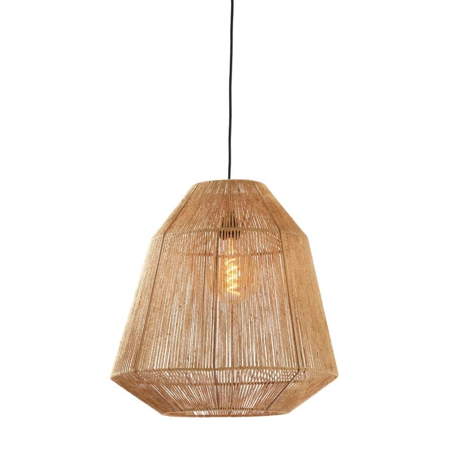 Light & Living Malva hanglamp Ø50x50 cm - jute naturel