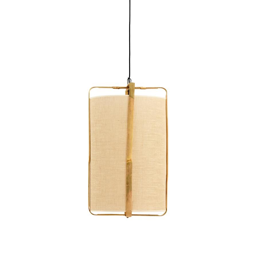 Light & Living Sendai hanglamp Ø37 cm - zand/bamboe