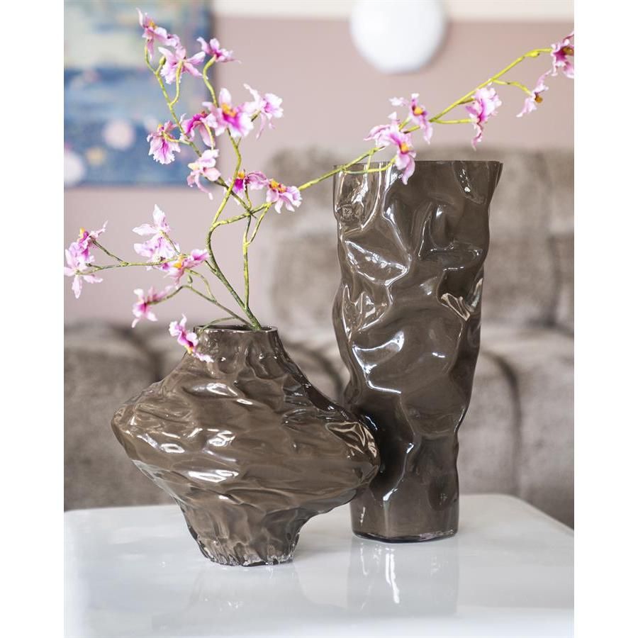 By-Boo Rias vaas bruin - groot