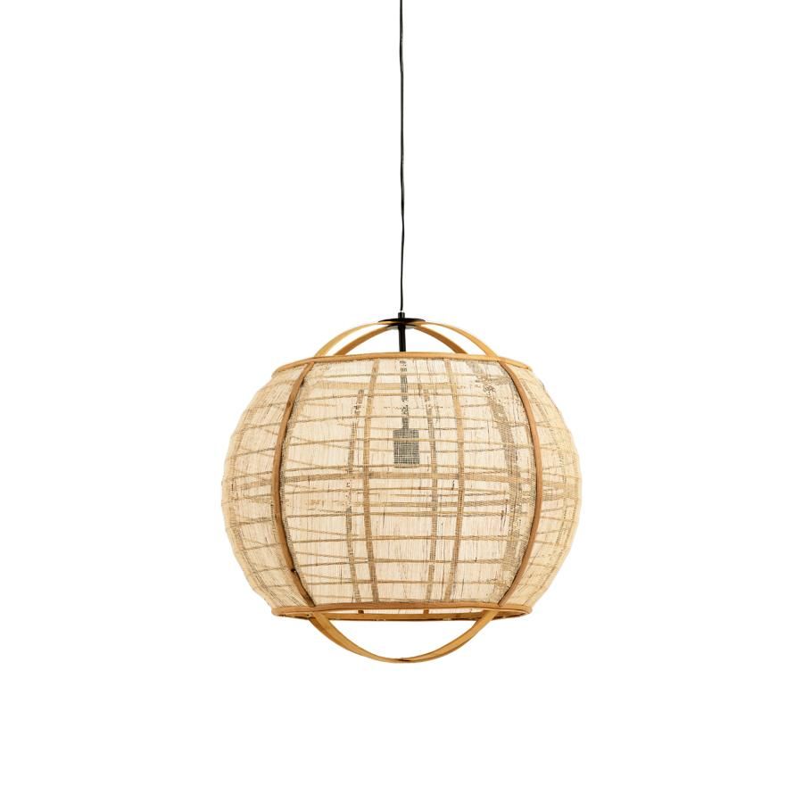 Light & Living Reeva hanglamp Ø50,5x50 cm - linnen beige