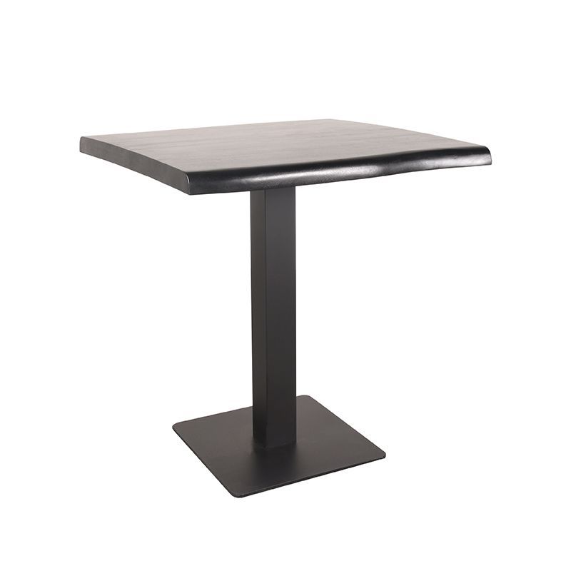 Label51 Restauranttafel 70x70x74 cm - tree edge - zwart