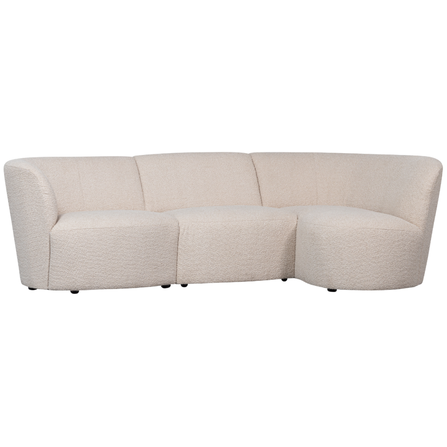 Woood Coco 3-zits ronding rechts boucle