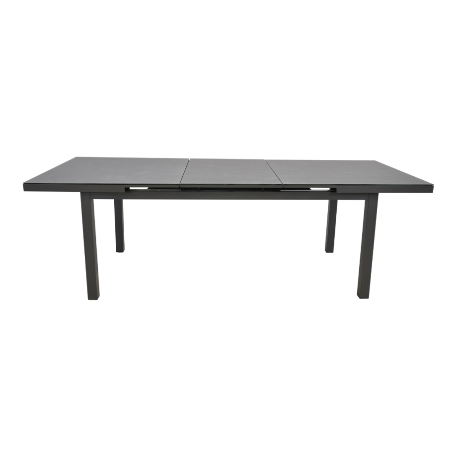 Uittrektafel Baleno nuance 180/240x100 cm - antraciet