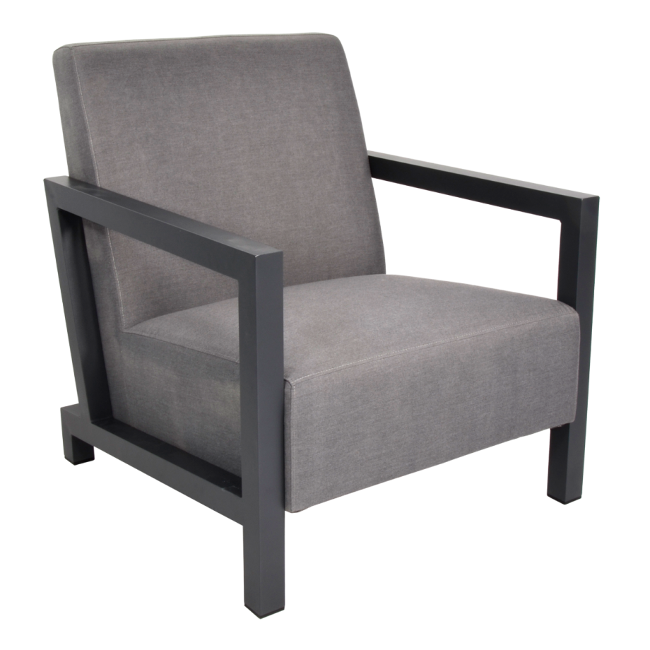 Loungestoel Verona - antraciet