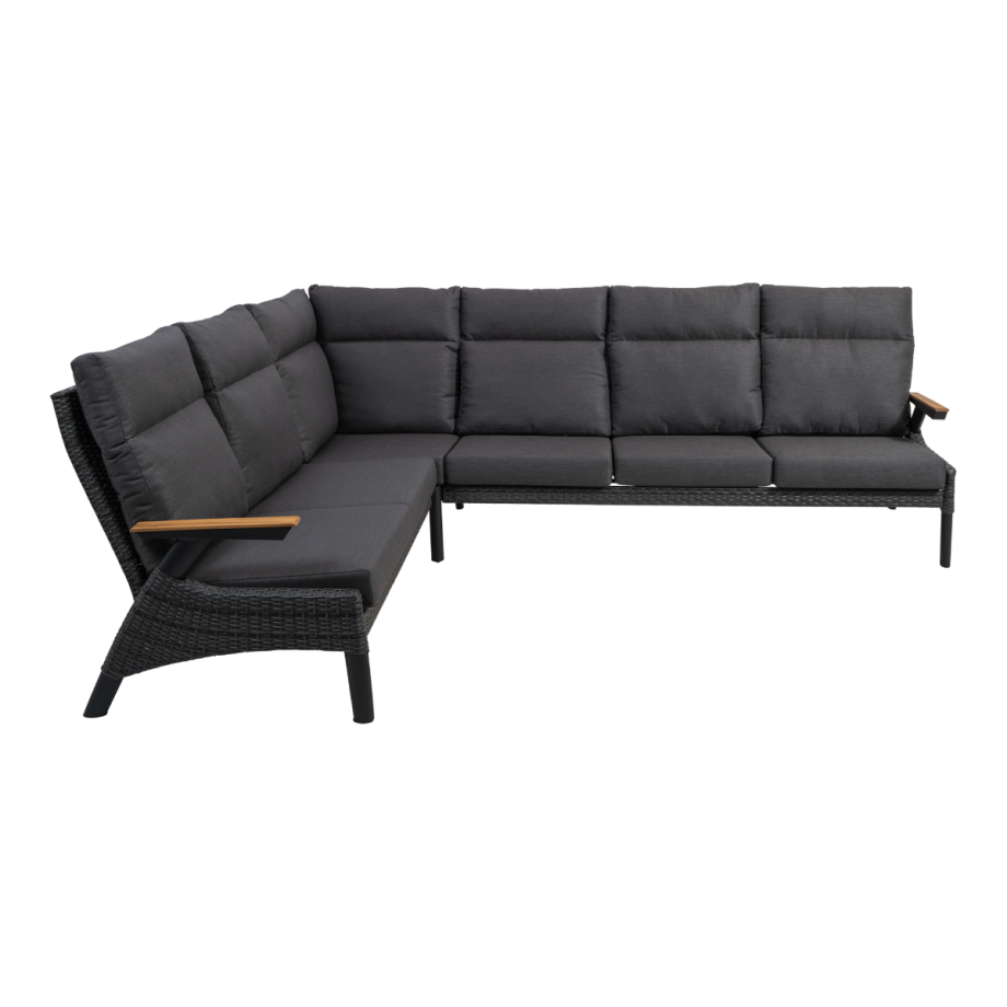 Loungehoekset Florence - grijs