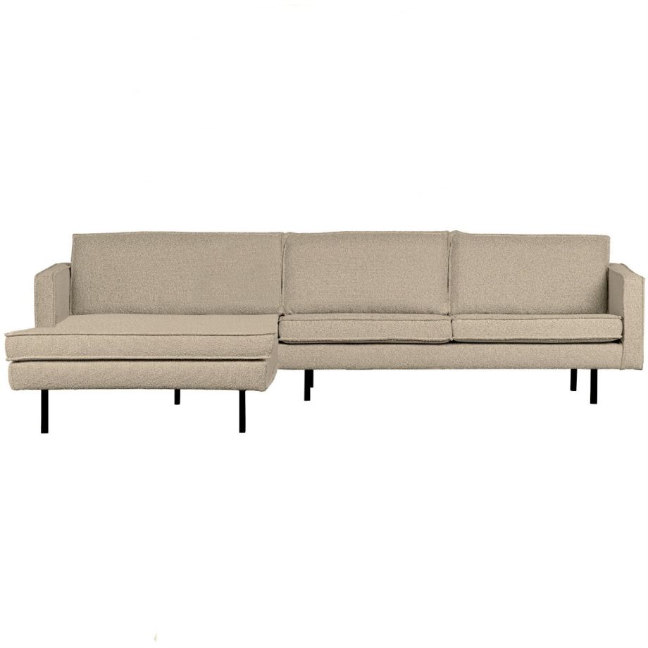 Woood Rodeao chaise longue links boucle - beige