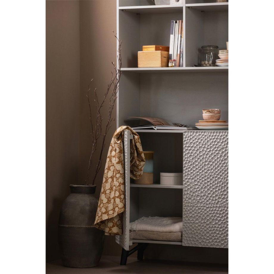 Woood Carved organic 2-deurs opbergkast