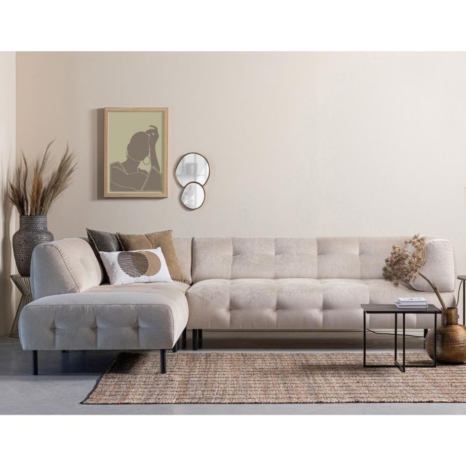 Lloyd hoekbank links - velvet - sea salt van het woonmerk Woood