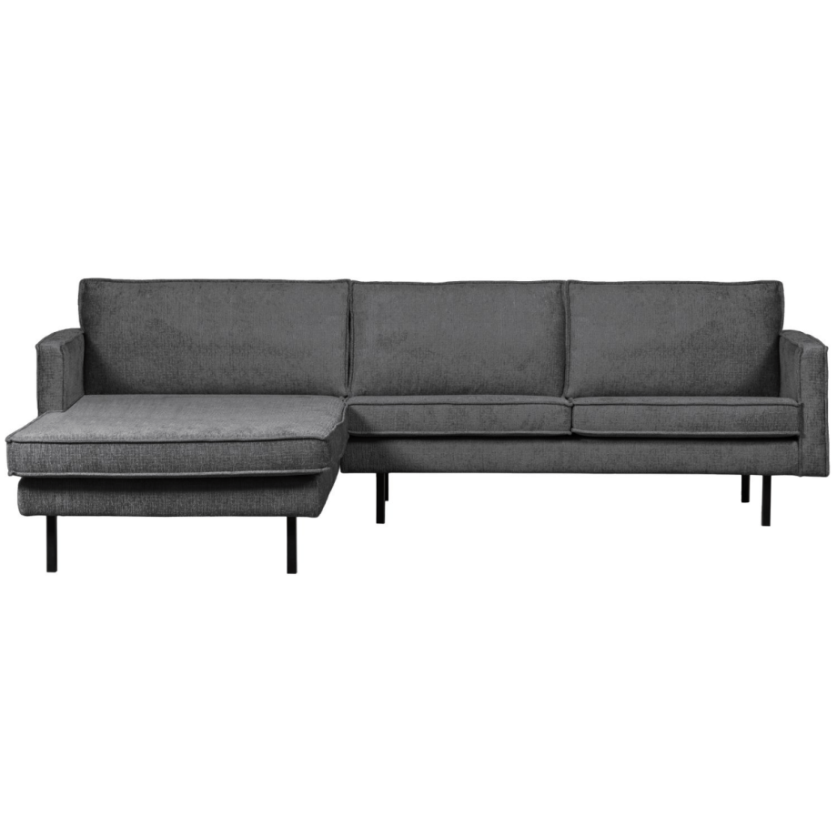 Woood Rodeo chaise longue links structure velvet