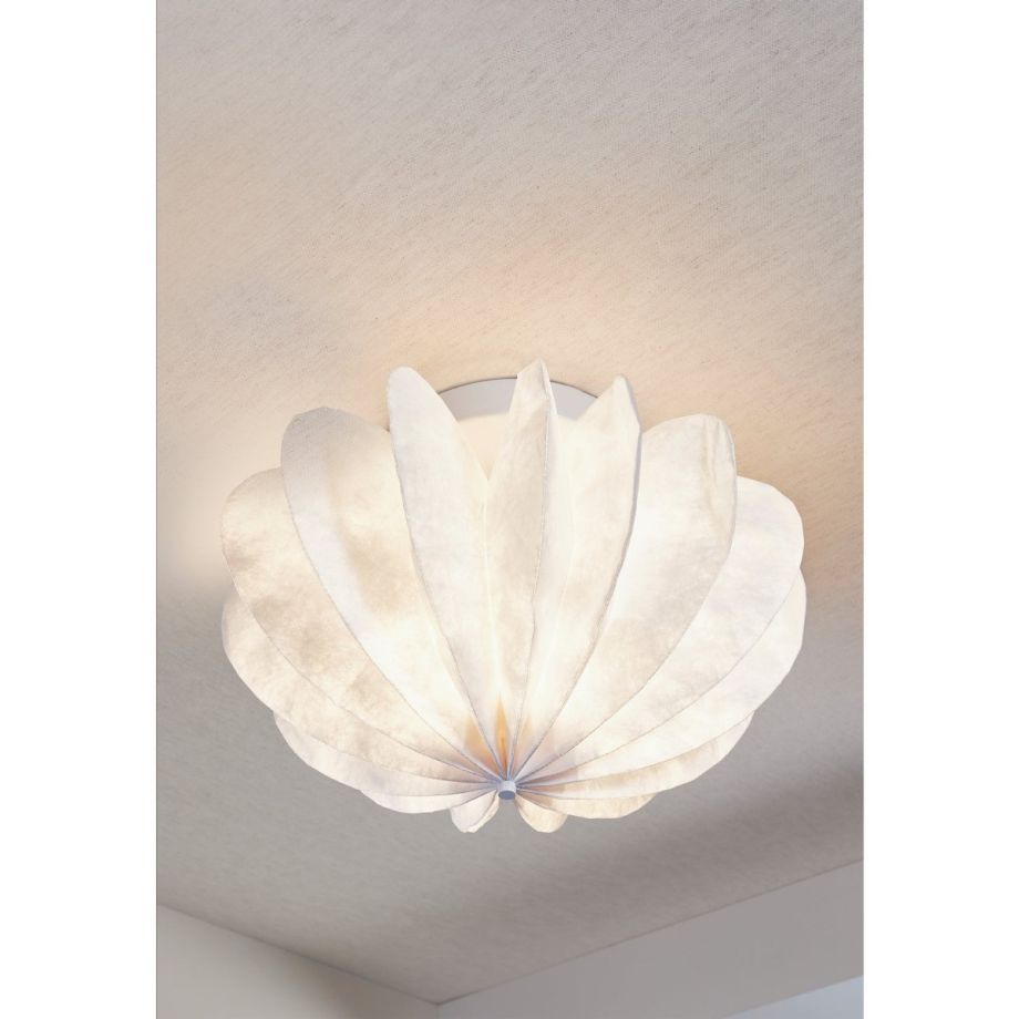 Woood Dalia plafondlamp papier 28xø40 cm - wit