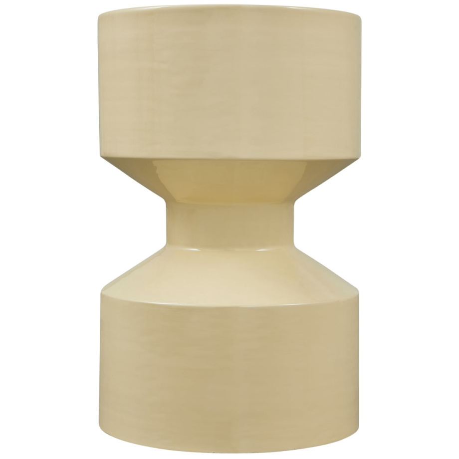 Woood Hidde bijzettafel metaal - geel